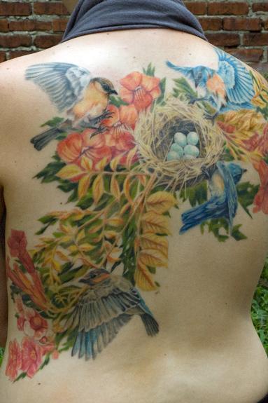 Tattoos - Bluebirds - 54056